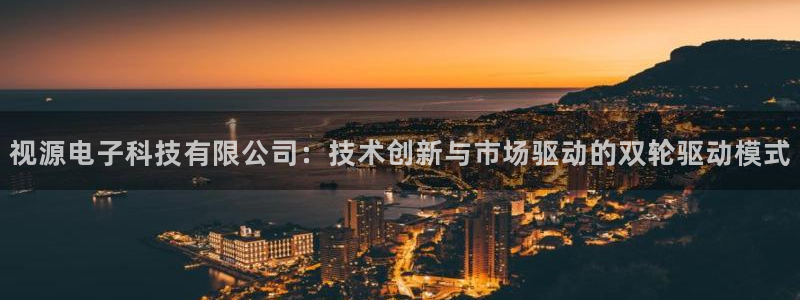 视源电子科技有限公司：技术创新与市场驱动的双轮驱动模式